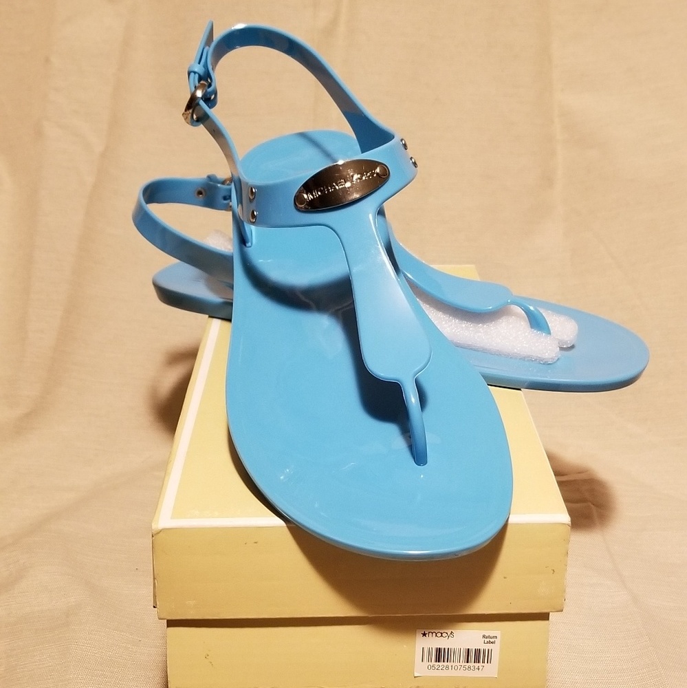 Michael Kors Plate Jelly Sandals